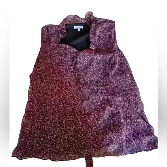 Maroon/Reddish-Purpley Flowing Blouse Womens Sz 3x by Marybelle - Picture 3 of 5